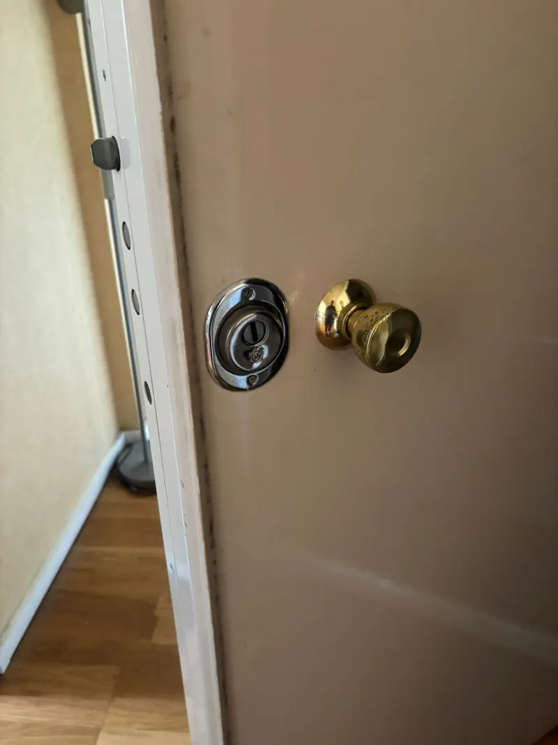 Porte blindée avec serrure multipoints posée par Serrurerie Templier