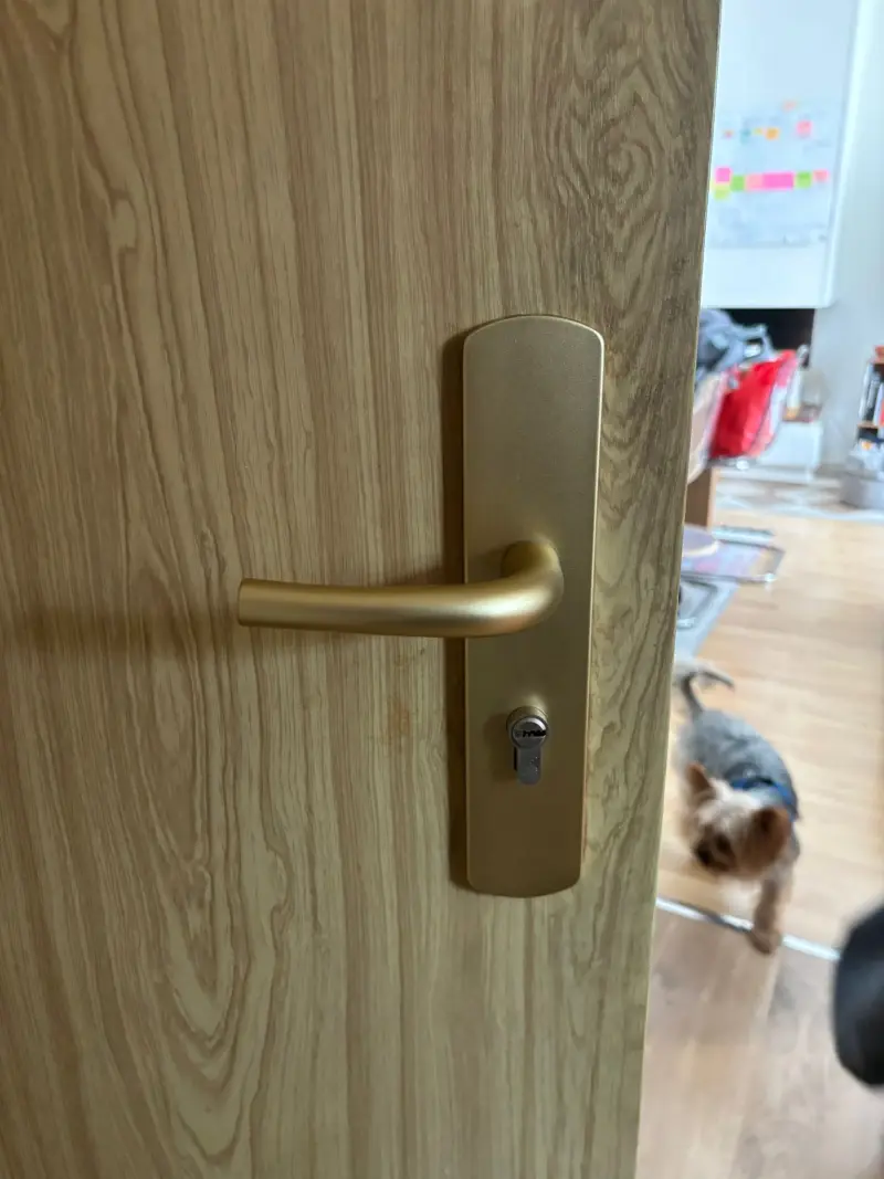 Porte sécurisée avec système multipoints