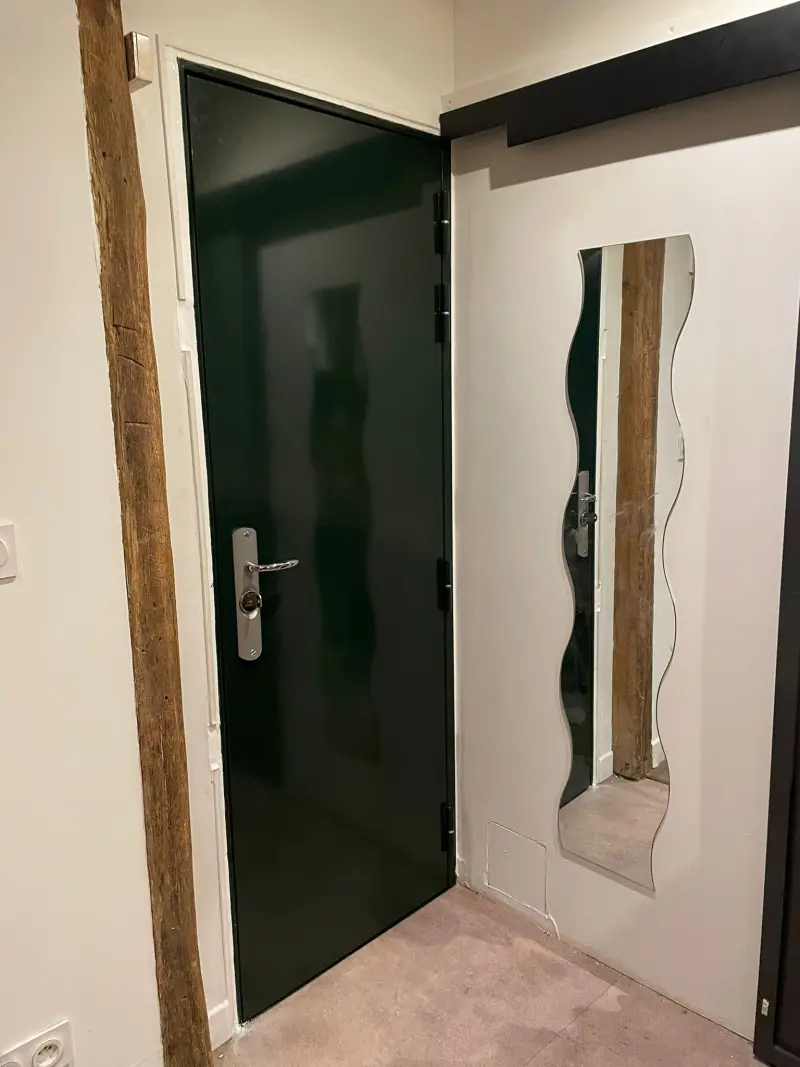 Installation rideau métallique neuf